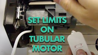 How To Set Limits on a Tubular Motor - Dumb motor limit setting