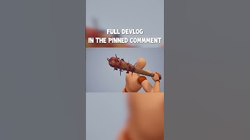 I Made This Weapon in UE5 ⚒️ #ue5 #unrealengine5 #gamedev #indiedev #gamedesign #3dmodeling #devlog