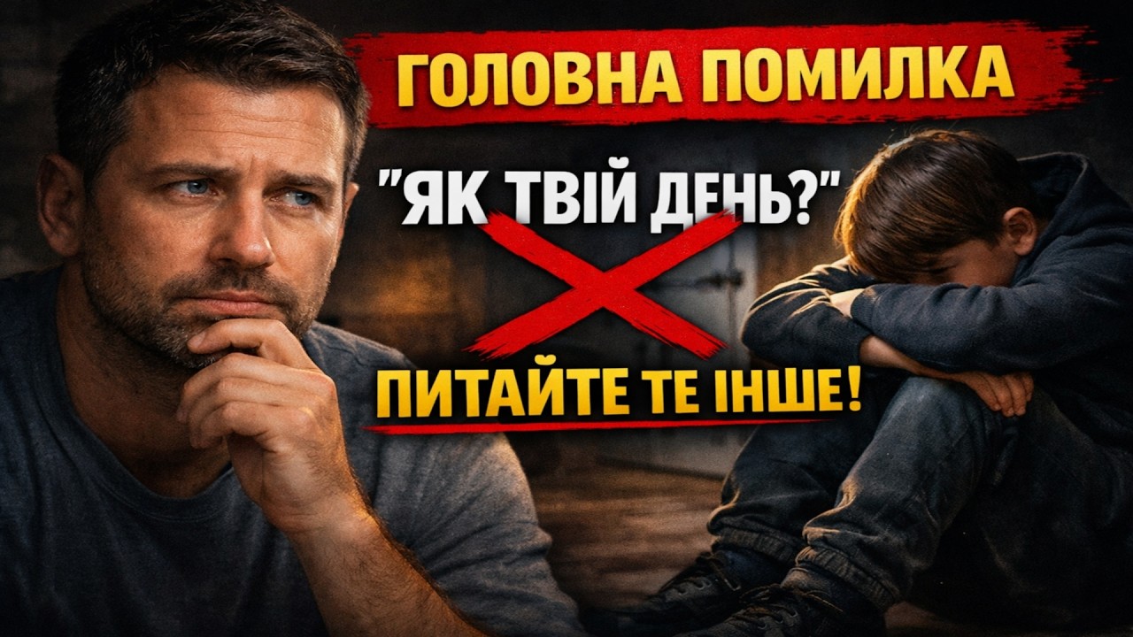 ГОЛОВНА ПОМИЛКА, через яку підліток мовчить. Запитайте ЦЕ замість 