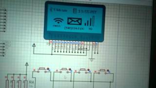 KS108 GLCD demo in proteus with Arduino Mega1280.