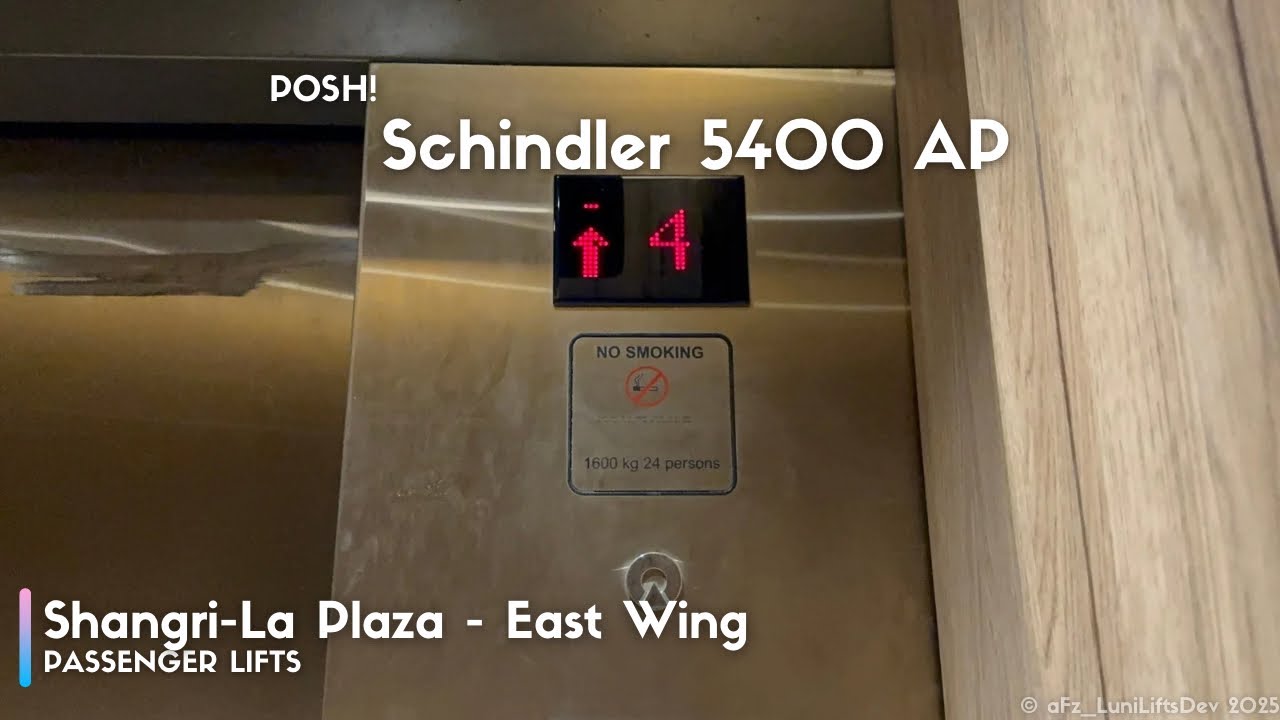 2x POSH Schindler 5400 AP Elevators • Shangri-La Plaza [East Wing]