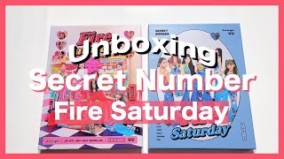 UNBOXING Secret Number (시크릿넘버) - Fire Saturday