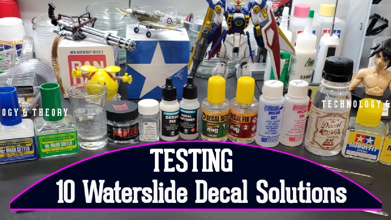 Tutorial: How to Apply Waterslide Decals on Model Kits using Mr. Mark  Setter and Softer 