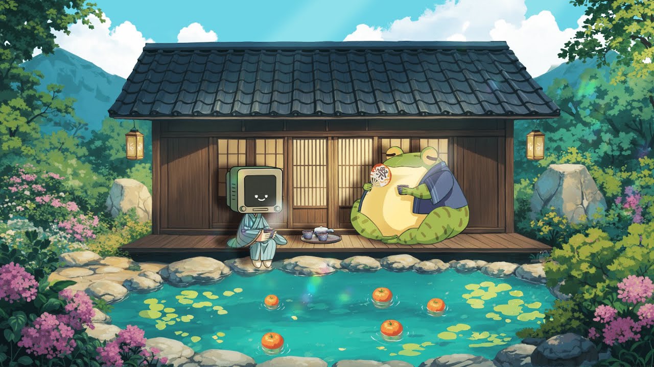 Watch Japanese Garden Lofi – Chill with 🐸📺 – Aesthetic Lofi on YouTube Watch Japanese Garden Lofi – Chill with 🐸📺 – Aesthetic Lofi on YouTube