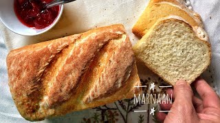 Farmhouse white sandwich bread! An easy recipe for farmhouse white bread!