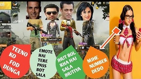 Random player call me Noob hot girls and 😱💃 c4 max YouTube PUBGMOBILE