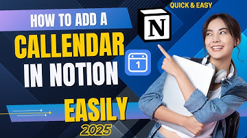 How to Add a Calendar in Notion Quick & Easy 2025 Guide