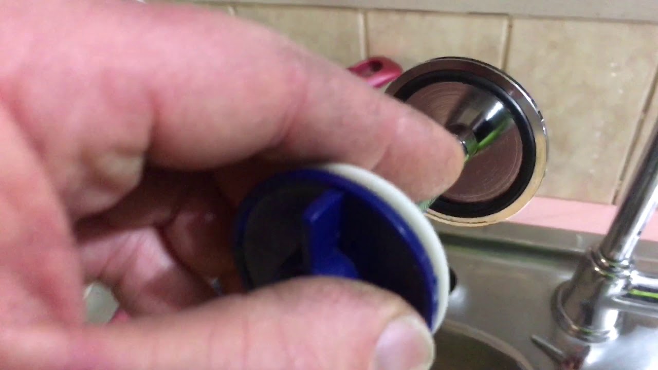 Stainless steel tap hole cover installation YouTube