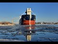 Backing out of Duluth! The Algoma Intrepid Backwards Departure! 122520