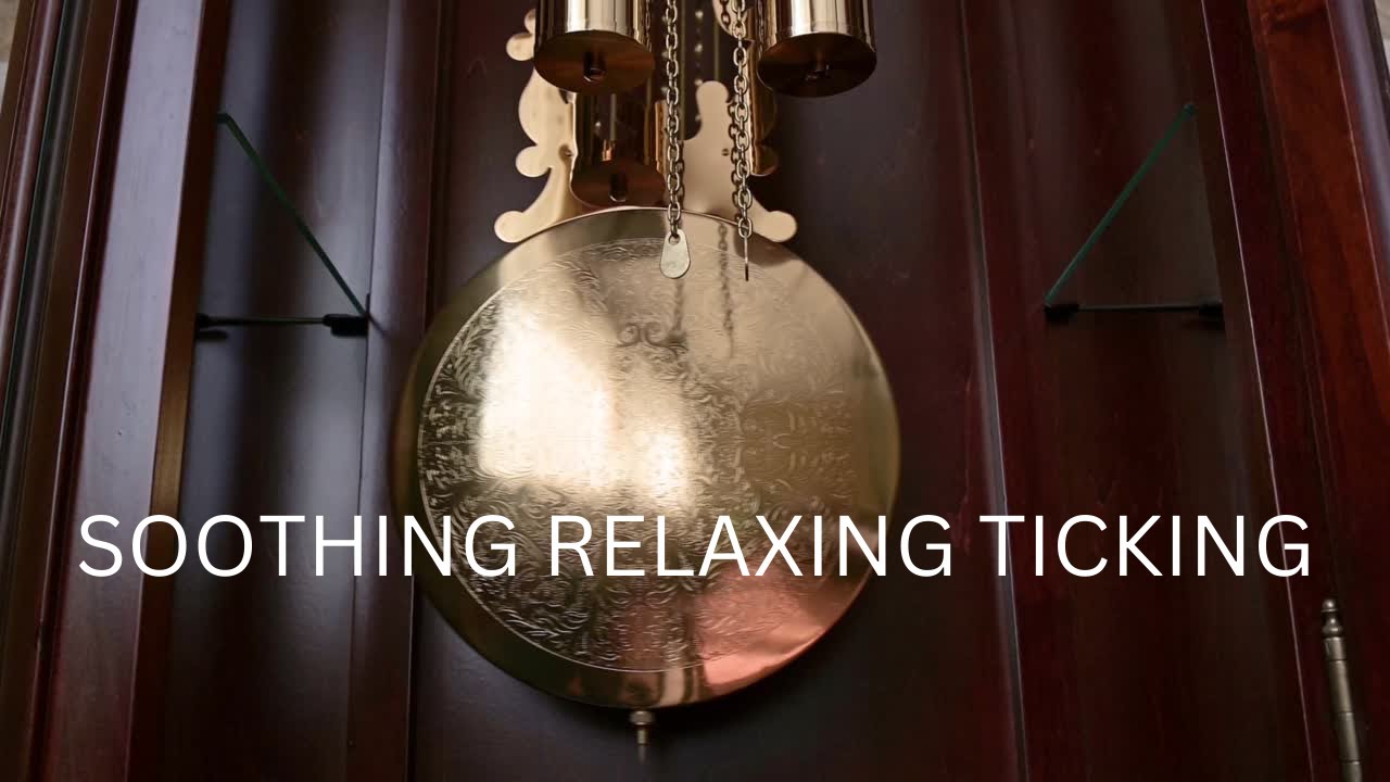 Soothing Clock Ticking Sound to completely relax, focused concentration