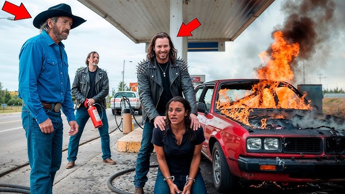 Bikers Attacked a Black Woman at a Gas Station—But They Didn't See Chuck  Norris