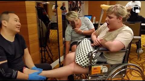 Ankle Injury with CLM Tit Tar adjustments by Master Chris Leong