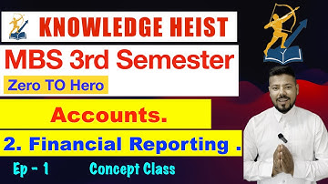 #1 Financial Reporting┃Ep 1┃Chapter 2┃ Accounts┃MBS 3rd Semester┃MBA┃MPA┃MBS┃