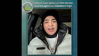Superintendent's 1 Minute Message: A SSAC Update with Aya Moughni