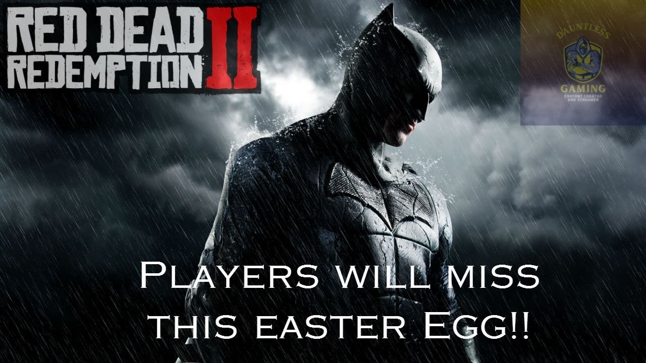 BATMAN Easter egg in RDR2 #rdr2 #batman #flash - YouTube