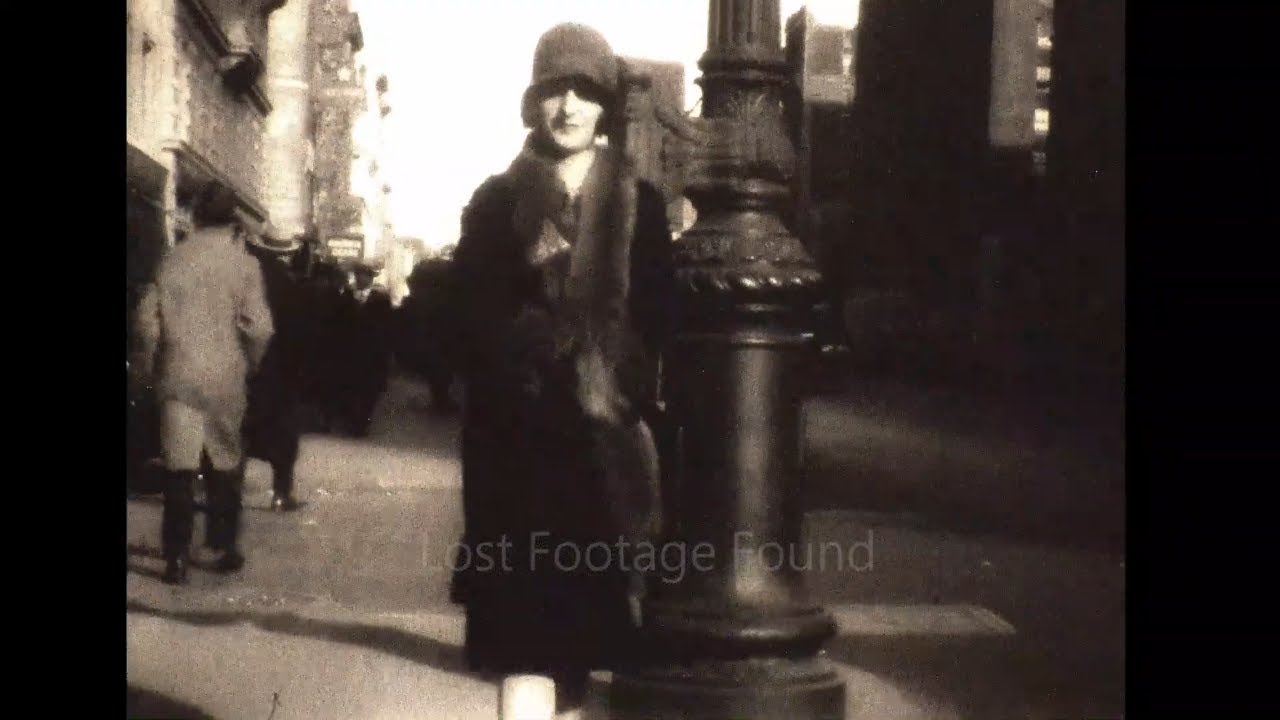 Archive footage of Street Scenes  and Skyline of New York City, 1920s