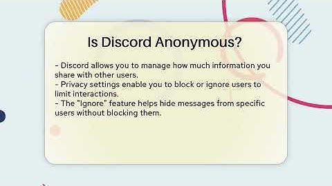 Is Discord Anonymous? - Everyday-Networking