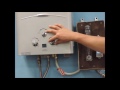 EspanolSpanish Marey Tankless Power Gas Adjustments and Settings