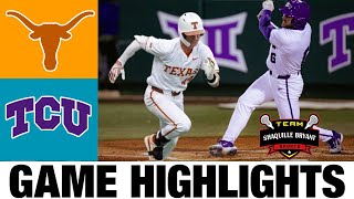 Texas vs TCU Highlights | NCAA Baseball Highlights | 2024 College Baseball