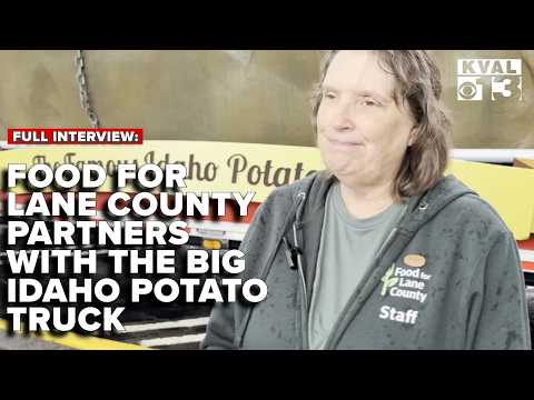 Food for Lane County partners with the Big Idaho Potato Truck