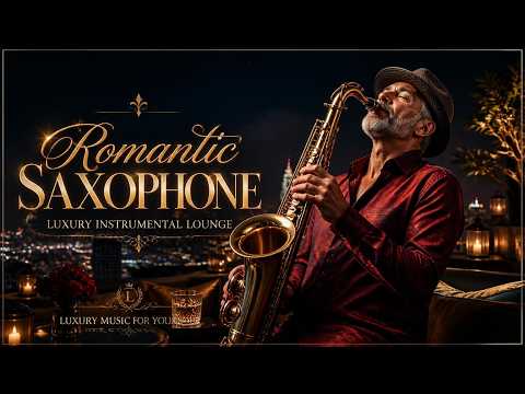 Smooth Romantic Saxophone 🎷 Luxury Lounge Instrumental for Stress Relief & Relaxation