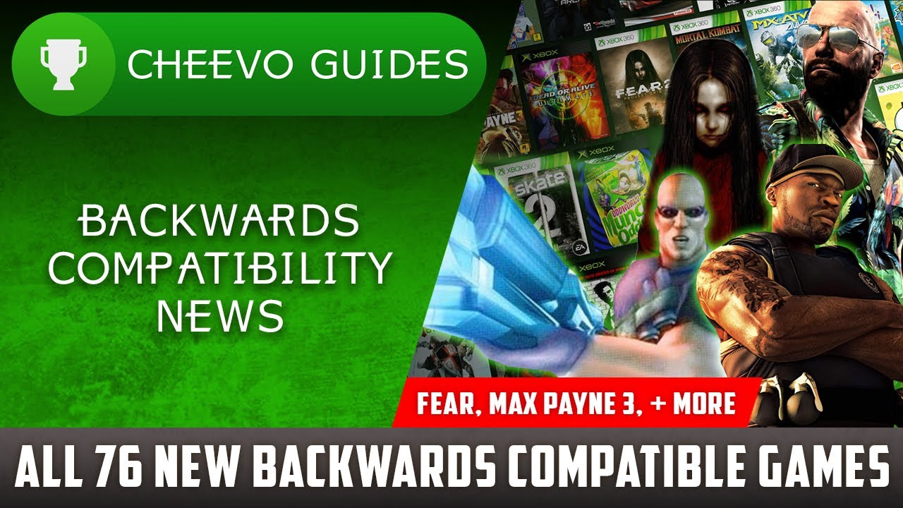 ALL 76 New Xbox Backwards Compatible Games (F.E.A.R, Max Payne 3,  Timesplitters 2 + MORE) *Xbox 20* 