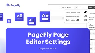 How to Use Page Editor Settings in PageFly | #1 Shopify Page Builder