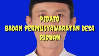 Pidato Visi Misi BPD Desa Pidato Visi Misi BPD Desa