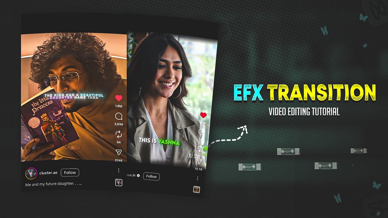 Instagram Trending Efx Reels Transition in Mobile | Capcut Video editing | Movie Clip Reels Editing