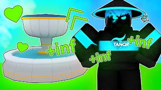HEALING FOUNTAIN = INVINCIBLE in Roblox Bedwars..