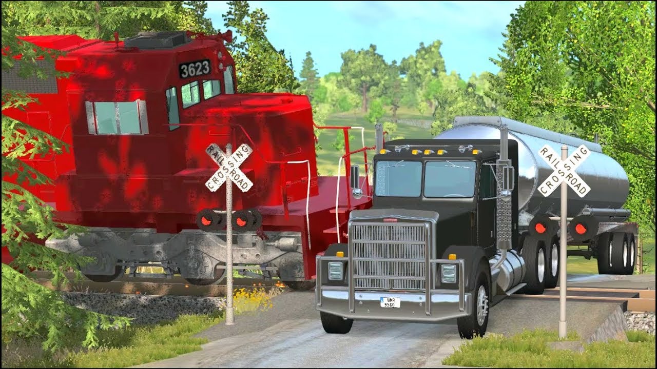 Crazy Train Crashes #13 - BeamNG Drive | Crashes Plus