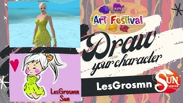 PlayPark Perfect World: April Art Festival: Draw your character