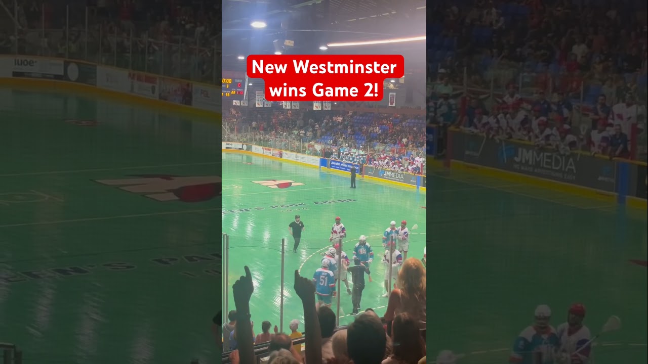 The Salmonbellies have a 2-0 series lead in the Mann Cup 👀