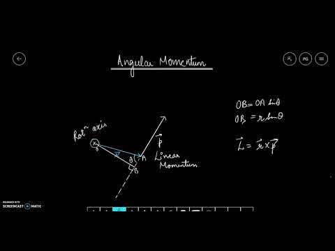 Class XI System of Particles & Rotational Motion- Angular momentum (Part 10)
