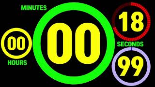 colorful circle 1 minute  timer  countdown alarm?