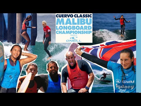 Highlights From The '22 WSL Longboard Tour.. So Far! Who Wins The World Title At Malibu?!