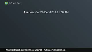 7 Gowrie Street, Bentleigh East VIC 3165 | AuPropertyReport.Com