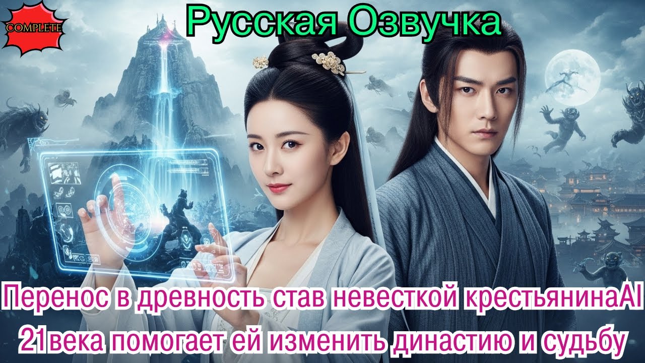 Перенос в древность став невесткой крестьянинаAI 21века помогает ей изменить династию и судьбу 