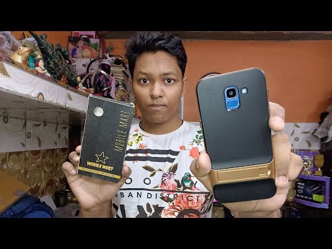 Mobile Mart Back Cover for Samsung Galaxy J6 / On6 (Gold, Dual Protection, Pack of: 1)