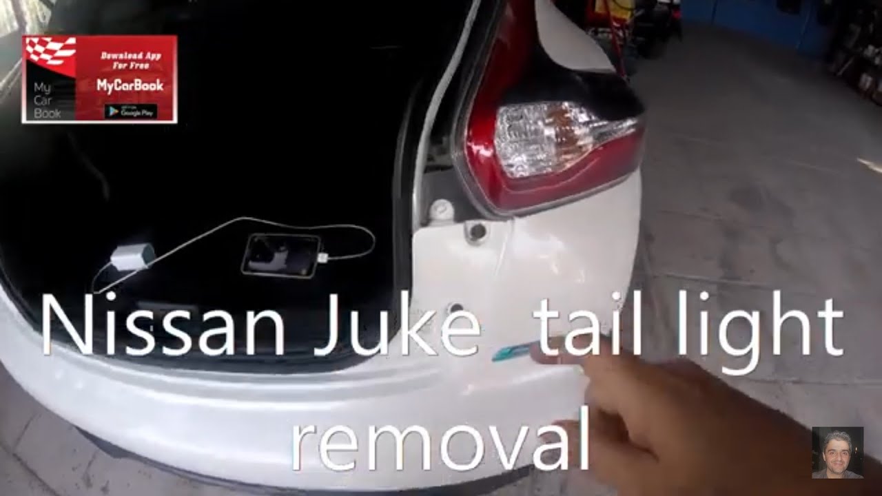 Nissan Juke tail light removal YouTube