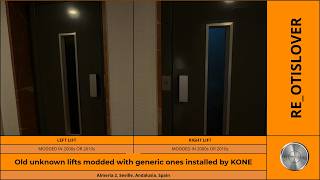 READ DESCRIPTION - Old unknown lifts modded with generic ones installed by KONE