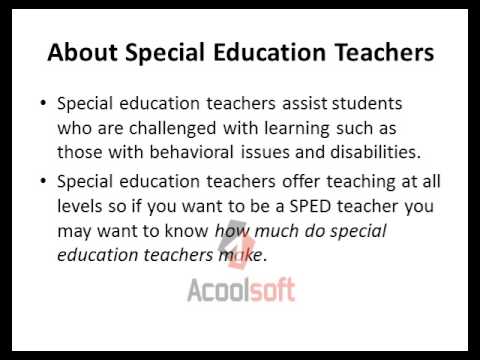 How Much Do Special Education Teachers Make