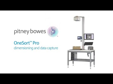 Pitney Bowes OneSort Pro automated dimensioning and data capture