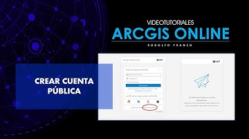 Tutorial ArcGis Online - Cap1.1 - Crear cuenta pública