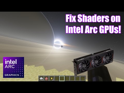How to improve Minecraft shader problems with Intel Arc GPUs