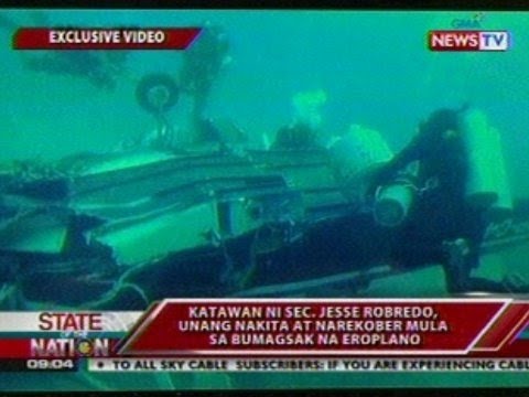 SONA: EXCLUSIVE: Katawan ni Sec. Robredo, unang nakita at narekober mula sa bumagsak na eroplano