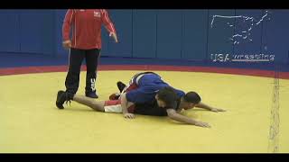 Level 1 - Olympic Styles - Gut Wrench Defense   Hips and Shoulders Square and Heavy