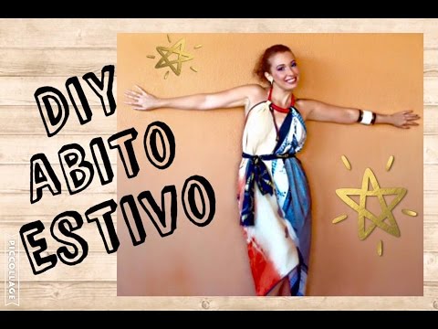 Come fare un ABITO estivo sexy SENZA CUCITURE - INSTANT FASHION - Tutorial by Diana Toto