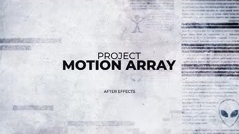 Opening Titles After Effects Templates