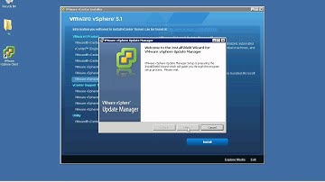 vCenter 5.1 Update Manager: Installation